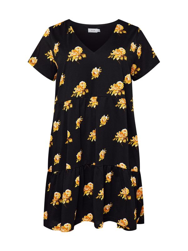 EVOKED EVOKED Haljina 'Natalie'  svijetlozelena / narančasta / crna / bijela