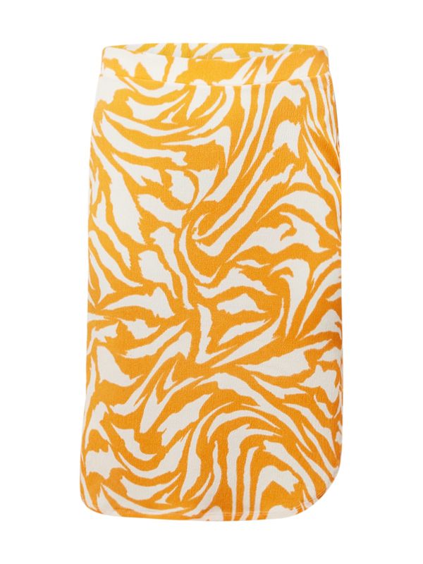 EVOKED EVOKED Suknja 'LAYA TYA'  narančasta / bijela