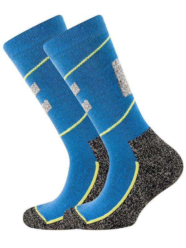 EWERS EWERS Čarape  akvamarin / antracit siva / jabuka / neonsko zelena