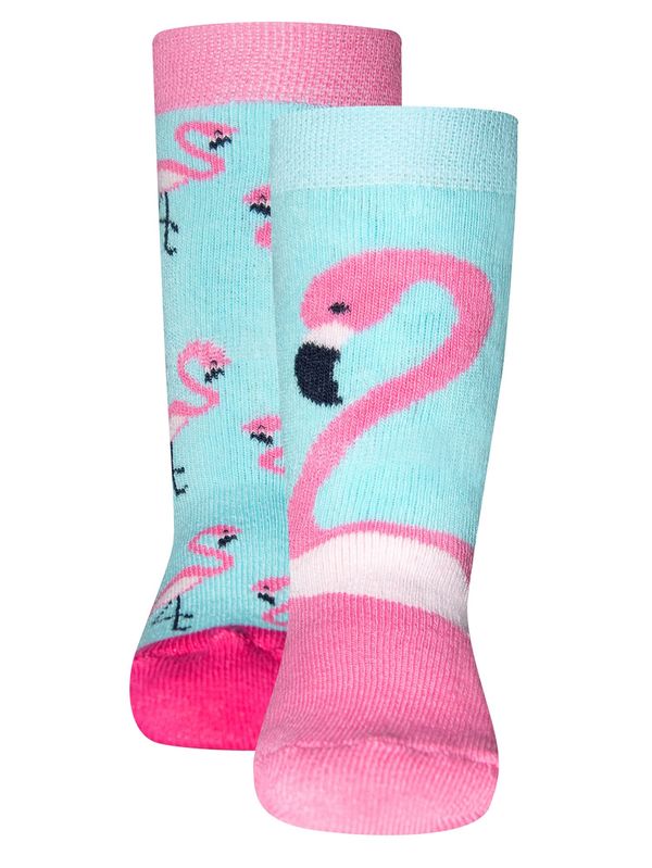 EWERS EWERS Čarape  akvamarin / roza / crna