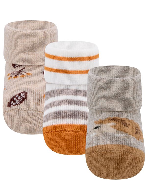 EWERS EWERS Čarape  bež / smeđa / siva / narančasta / bijela