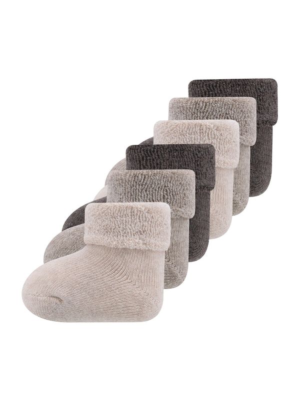 EWERS EWERS Čarape  bež / tamno smeđa / bež siva