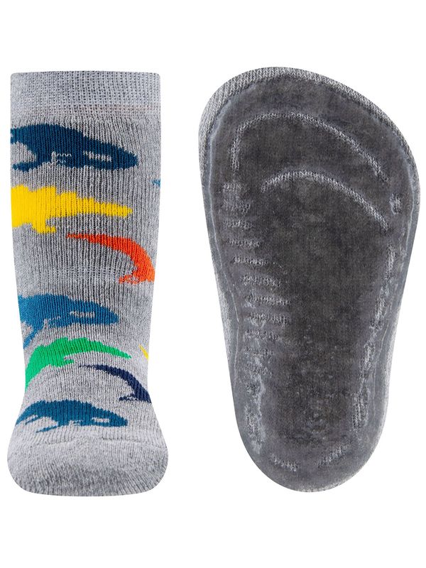 EWERS EWERS Čarape 'Dinos'  mornarsko plava / siva melange / tamno narančasta / krvavo crvena