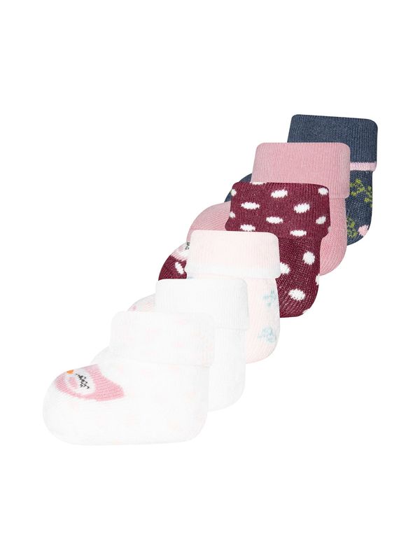 EWERS EWERS Čarape  golublje plava / smeđa / tamno crvena / bijela