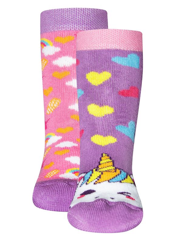 EWERS EWERS Čarape  miks boja / malina