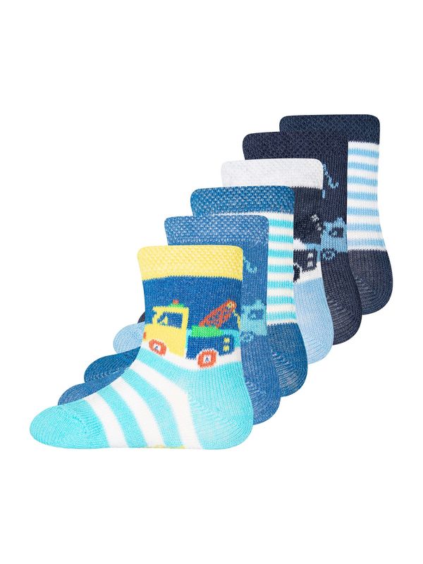 EWERS EWERS Čarape  mornarsko plava / limeta zelena / žad / pastelno crvena / bijela