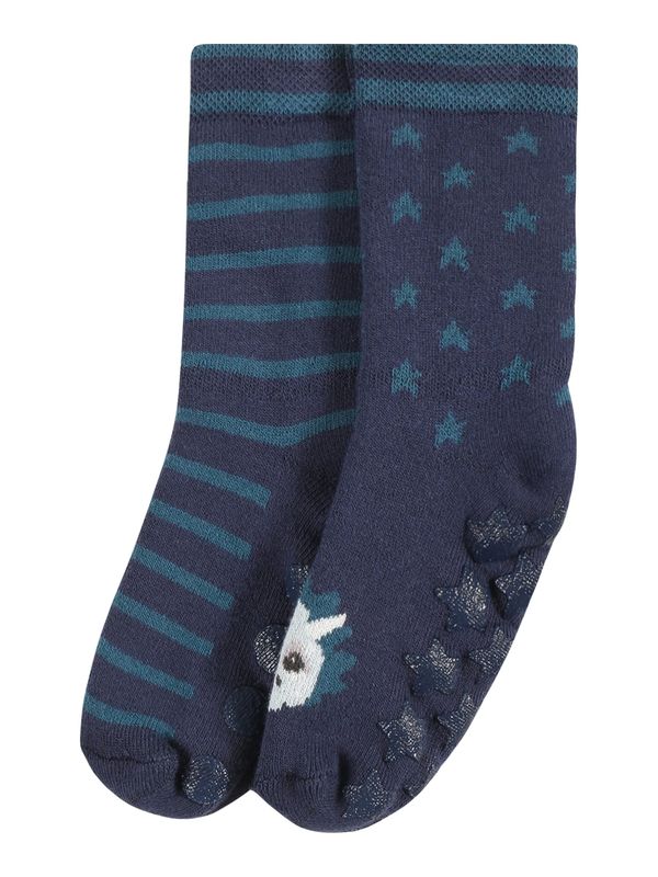 EWERS EWERS Čarape  mornarsko plava / petrol / bijela
