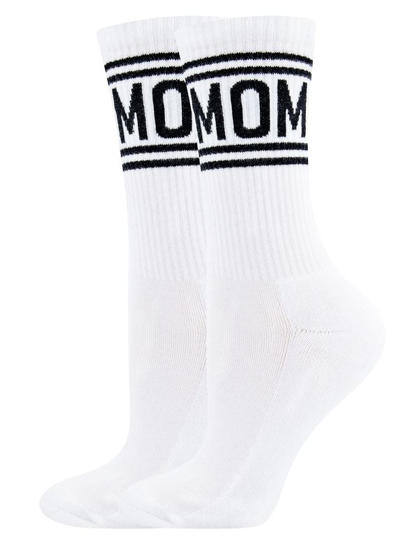 EWERS EWERS Sportske čarape 'MOM'  crna / bijela