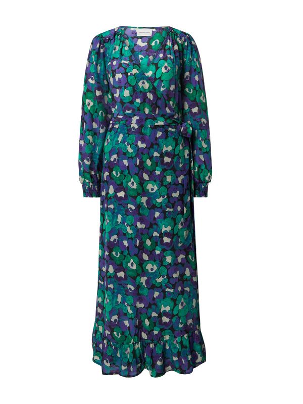 Fabienne Chapot Fabienne Chapot Haljina 'Natalia'  bež / zelena / tamno ljubičasta / crna