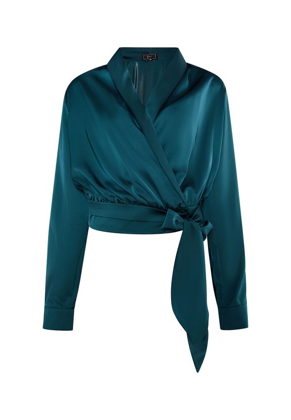 faina faina Bluza  smaragdno zelena