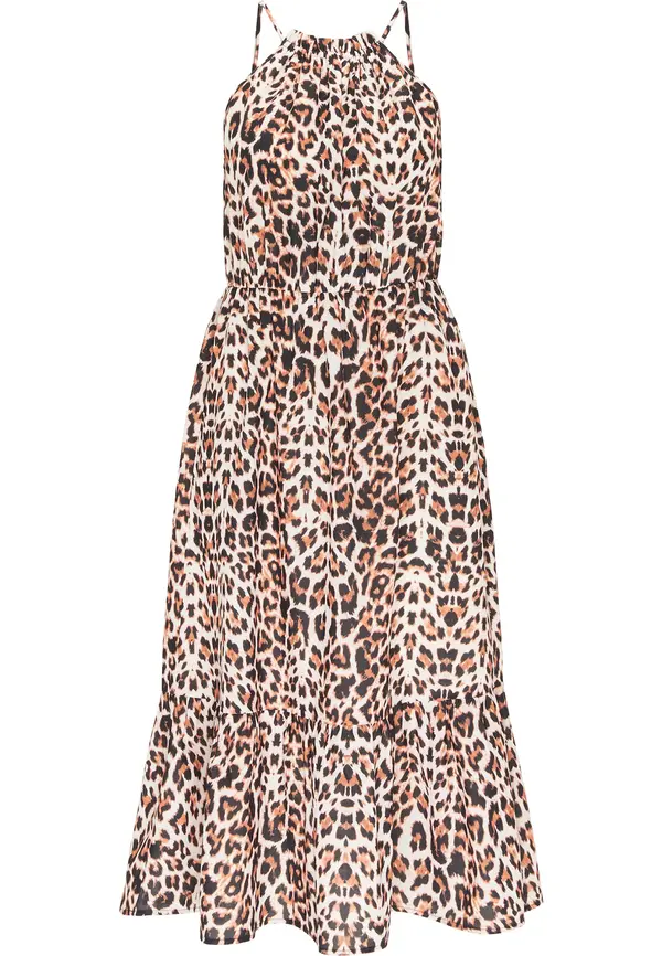 faina faina Haljina  bež / smeđa / crna