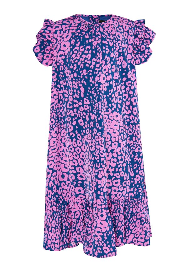 faina faina Haljina  morsko plava / roza