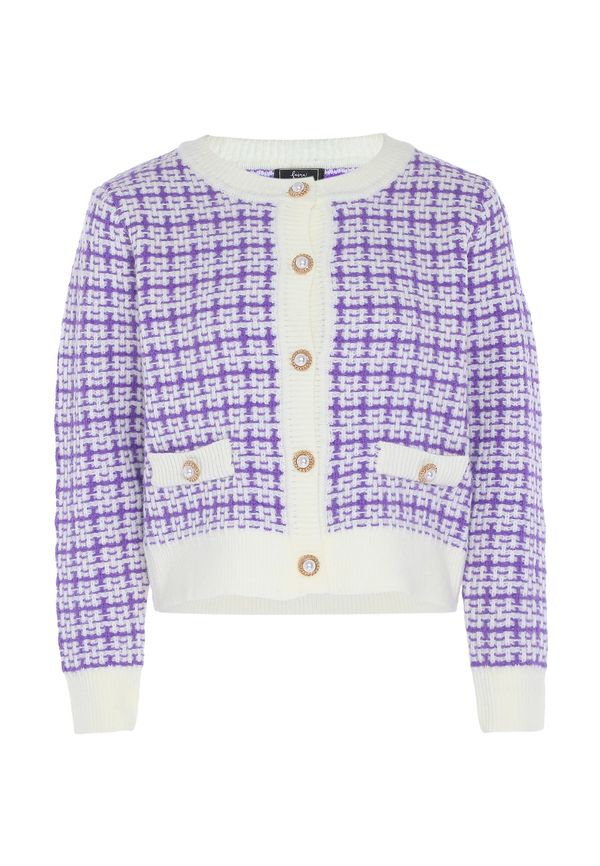 faina faina Kardigan  lila / bijela
