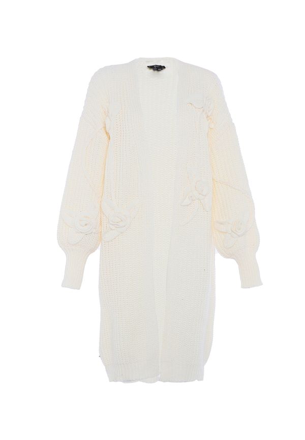 faina faina Kardigan  vuneno bijela