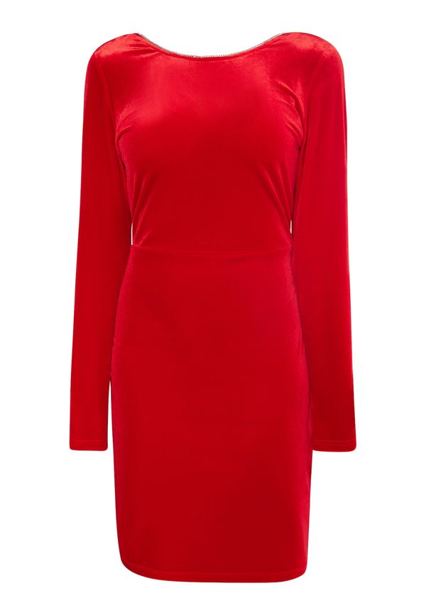 faina faina Koktel haljina  crvena