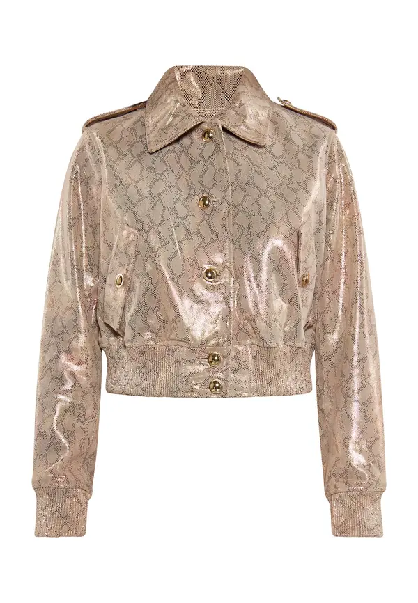 faina faina Prijelazna jakna  bež / zlatna