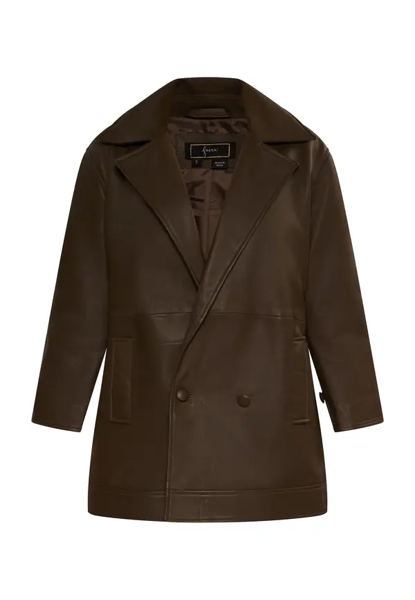 faina faina Prijelazna jakna  tamno smeđa