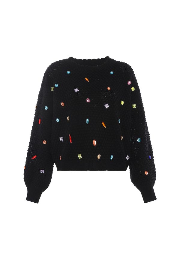 faina faina Pulover  miks boja / crna