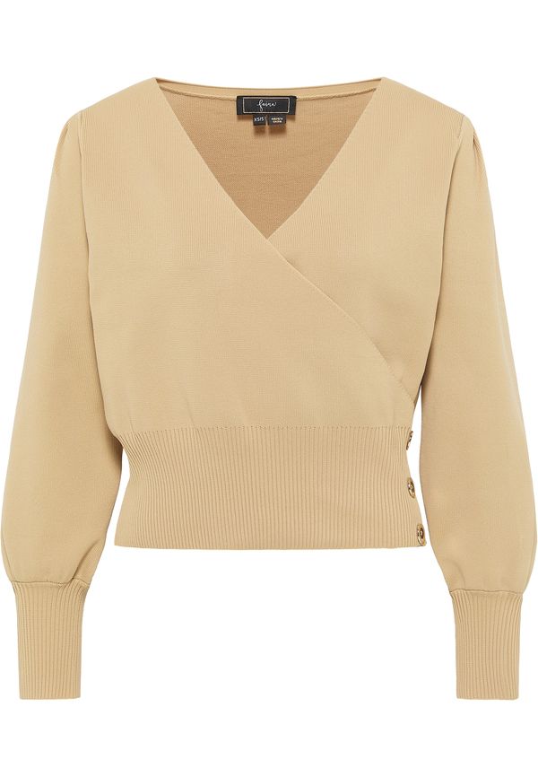 faina faina Pulover  tamno bež