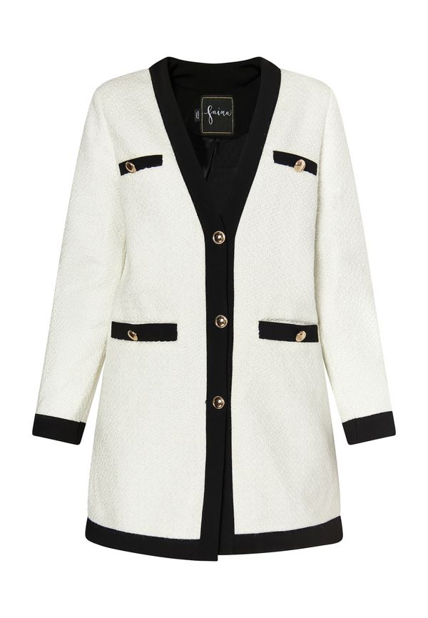 faina faina Sako  crna / vuneno bijela