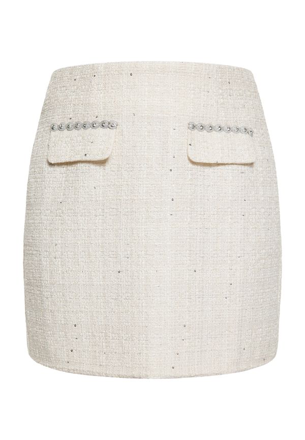 faina faina Suknja  srebro / bijela