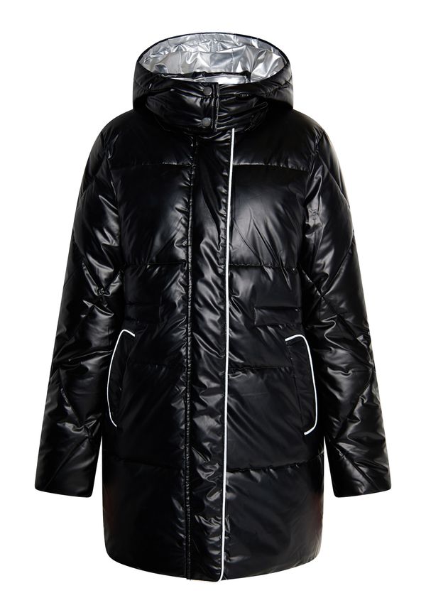 faina faina Zimska jakna  crna / srebro