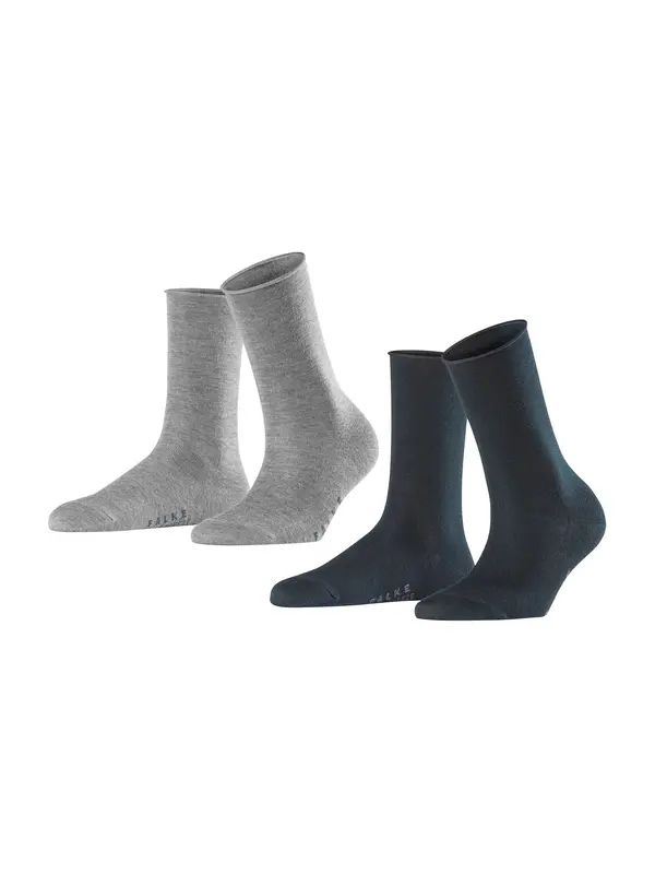FALKE FALKE Čarape 'Active Breeze'  mornarsko plava / siva melange