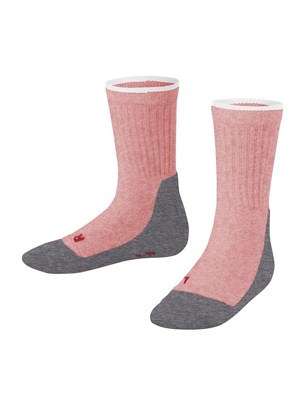 FALKE FALKE Čarape 'Active Everyday'  tamo siva / roza melange / tamno crvena