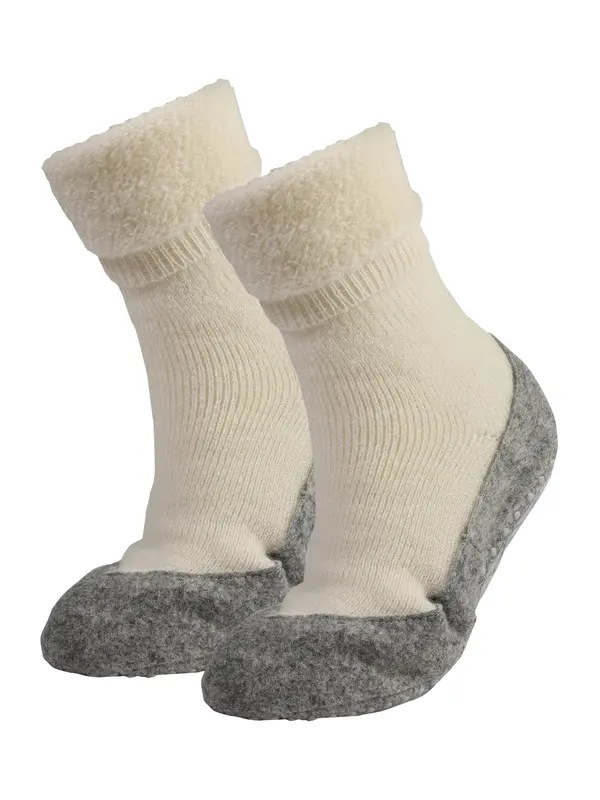 FALKE FALKE Čarape 'Cosyshoe'  siva / bijela
