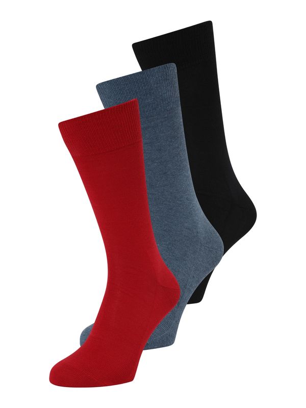 FALKE FALKE Čarape 'Family'  golublje plava / crvena / crna