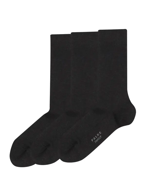 FALKE FALKE Čarape 'Family'  siva / antracit siva