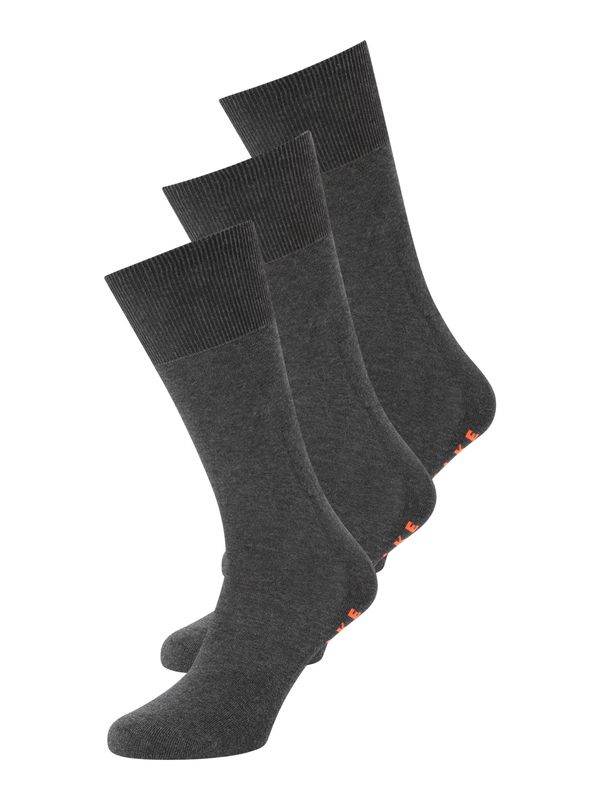 FALKE FALKE Čarape  tamo siva / narančasta