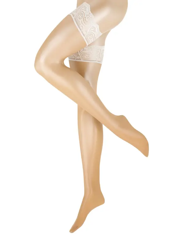 FALKE FALKE Hulahopke  cappuccino / bijela