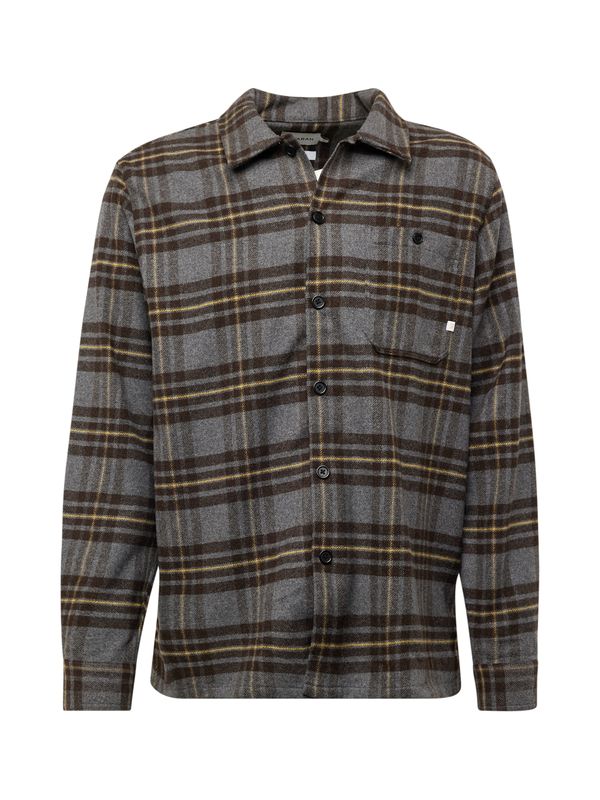 FARAH FARAH Košulja 'TORINO'  žuta / tamo siva / crna