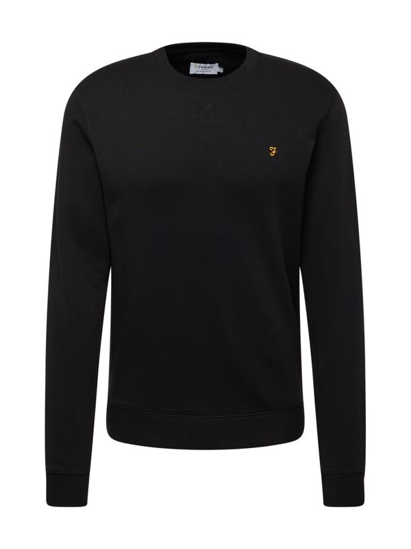 FARAH FARAH Sweater majica 'TIM'  narančasta / crna