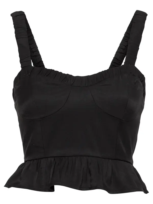 Fashion Union Fashion Union Top 'JEN'  crna