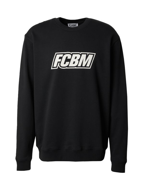 FCBM FCBM Sweater majica 'Dian'  crna / bijela