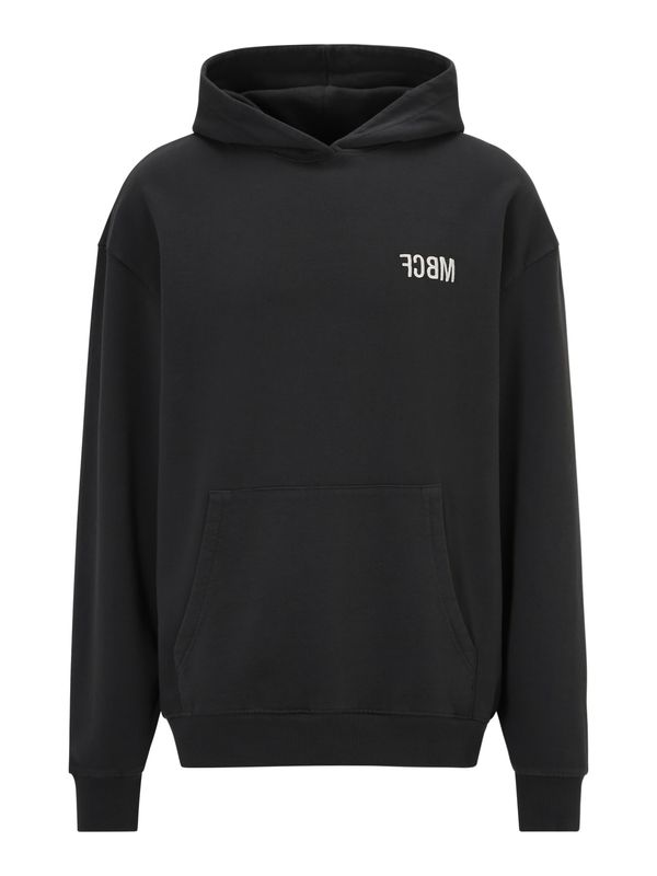 FCBM FCBM Sweater majica 'Enes'  tamo siva / crna / bijela