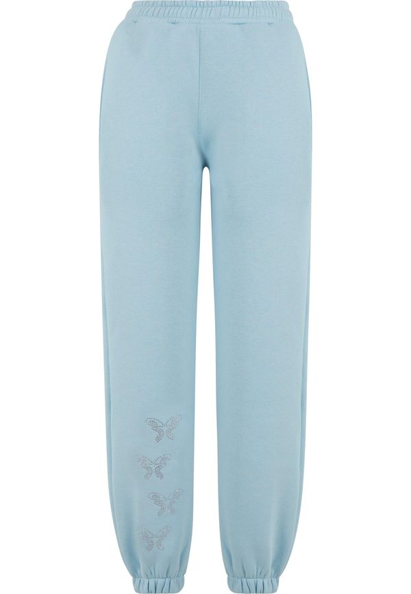 Felicious Felicious Hlače  svijetloplava / srebro