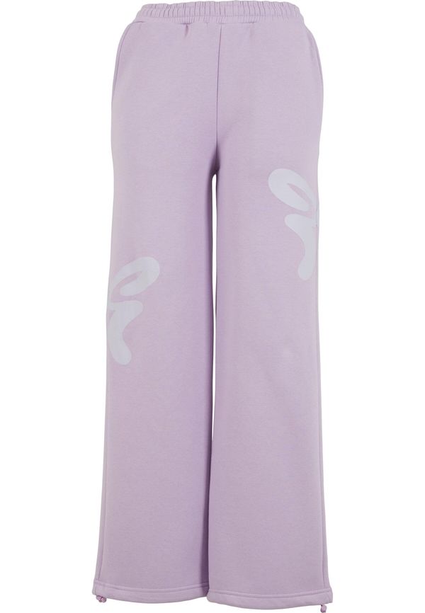 Felicious Felicious Hlače  svijetlosiva / lavanda