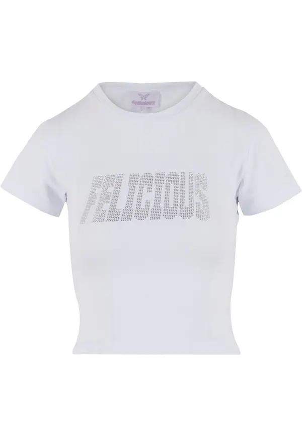 Felicious Felicious Majica  srebro / bijela