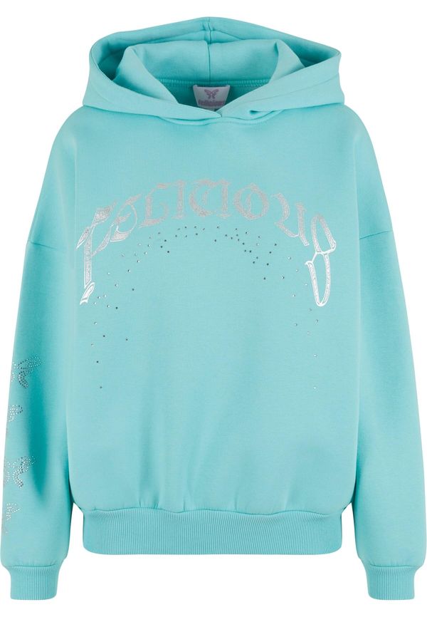 Felicious Felicious Sweater majica  tirkiz / srebro