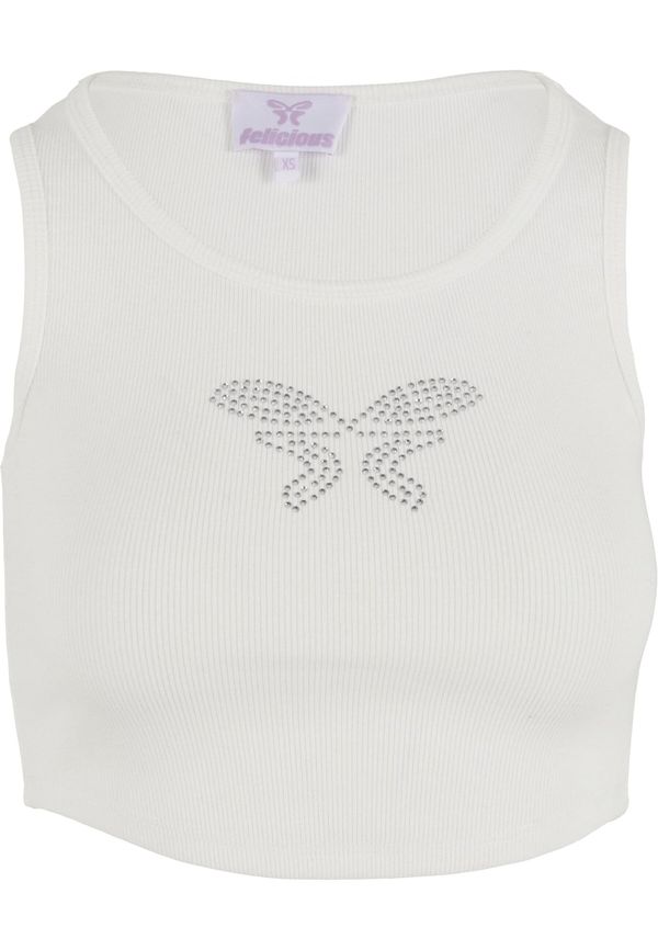 Felicious Felicious Top  kameno siva / bijela