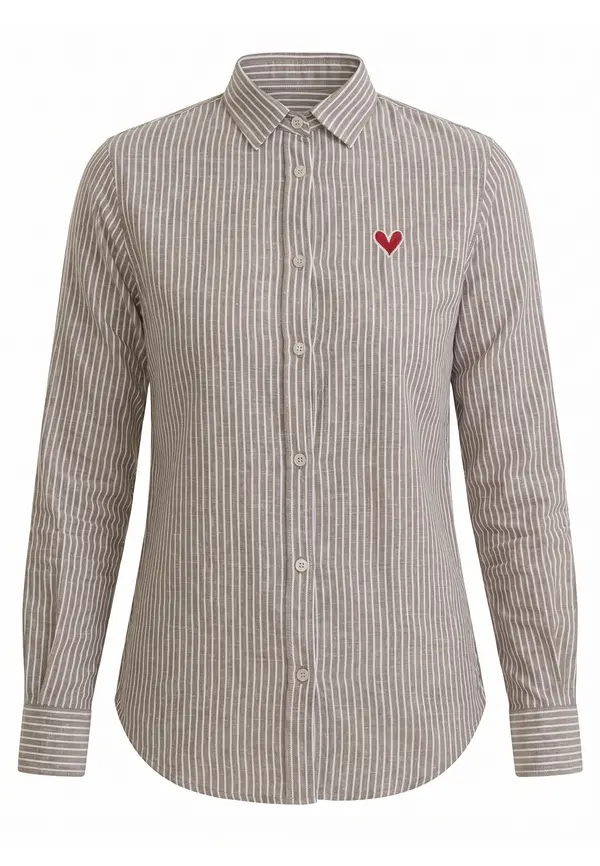 Felix Hardy Felix Hardy Bluza  smeđa / crvena / bijela