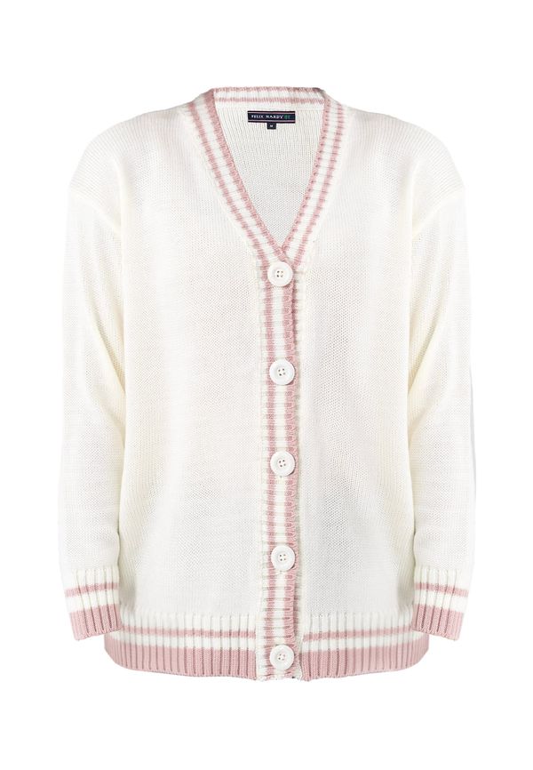 Felix Hardy Felix Hardy Kardigan  ecru/prljavo bijela / roza