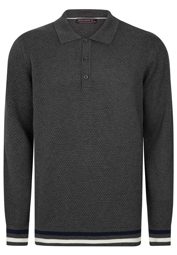 Felix Hardy Felix Hardy Pulover  antracit siva / crna / bijela