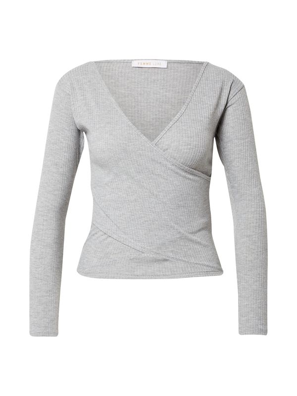 Femme Luxe Femme Luxe Majica 'Amara'  svijetlosiva