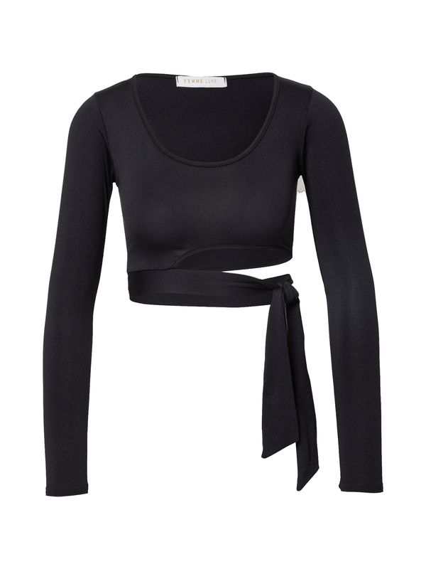 Femme Luxe Femme Luxe Majica 'KIANA'  crna