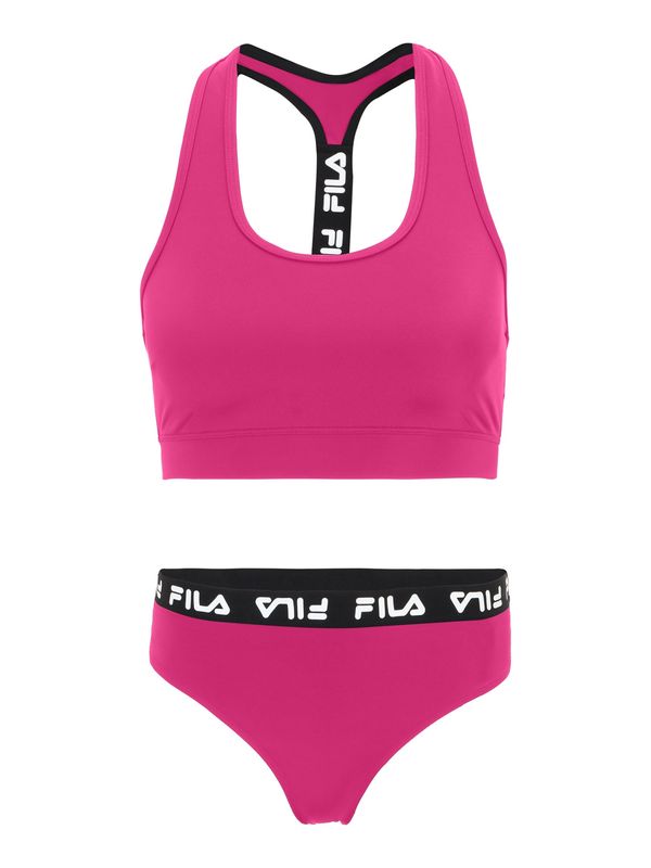 FILA FILA Bikini 'SORANO'  fuksija / crna / bijela