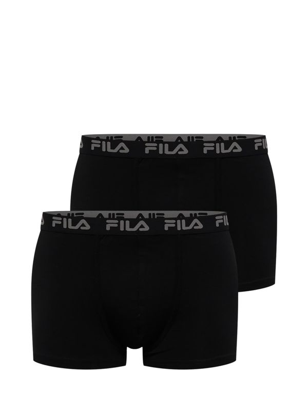 FILA FILA Bokserice  siva / crna